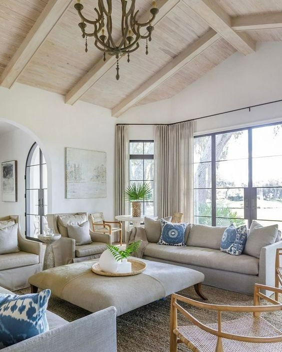 How To Design A Modern Coastal Home Perfectly | Living Room Decor ... regarding Why the classic twelve inch wooden ship wheel remains a beloved staple in modern coastal home design