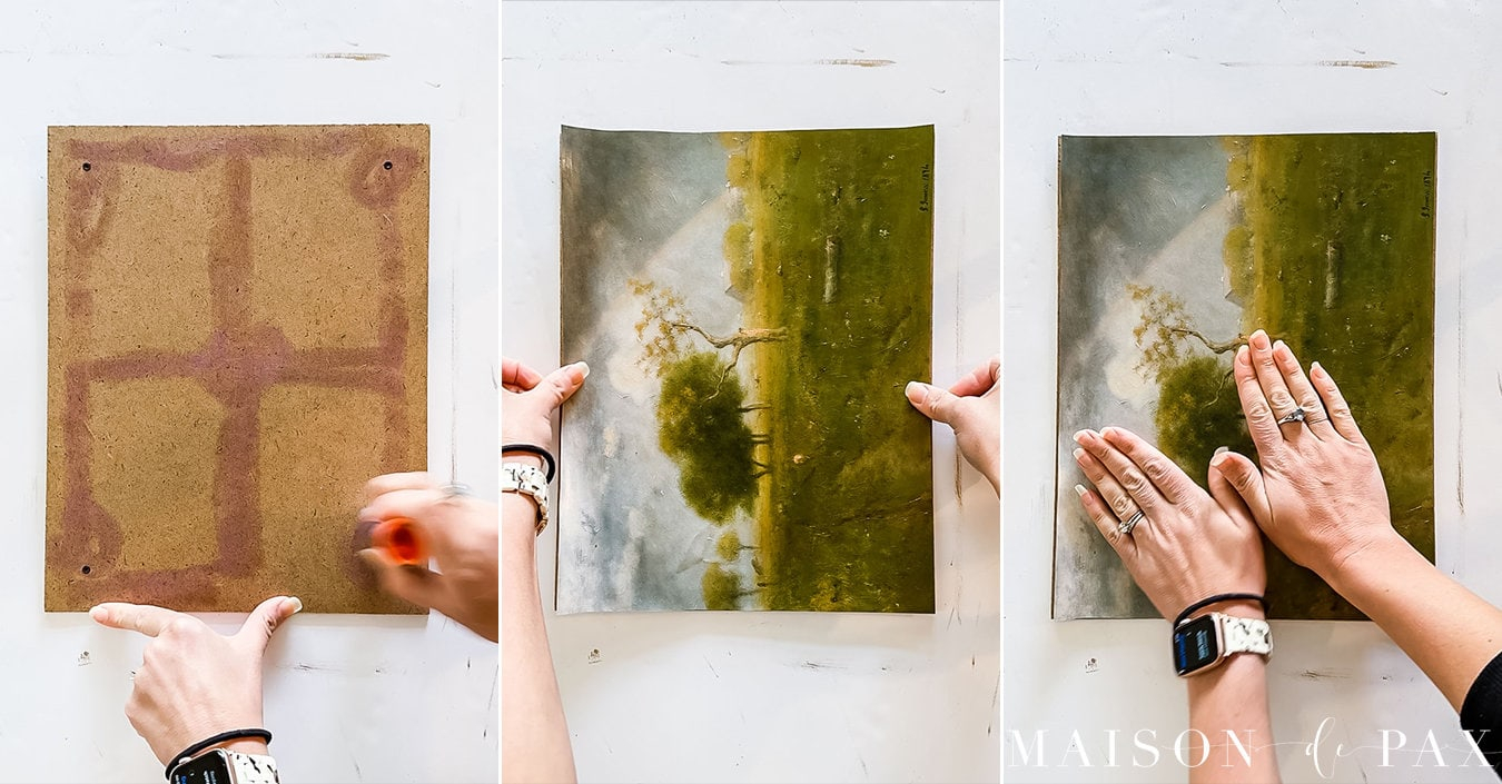 How To Make An Art Print Look Like A Painting - Maison De Pax with regard to Original Fine Art Painting