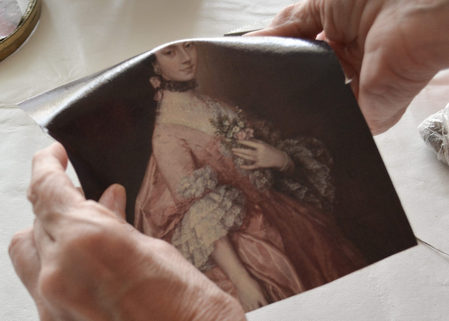 How To Make Prints Look Like Antique Oil Paintings - Janet Clark At Home throughout How to Look at a Painting Long Enough for It to Speak Back