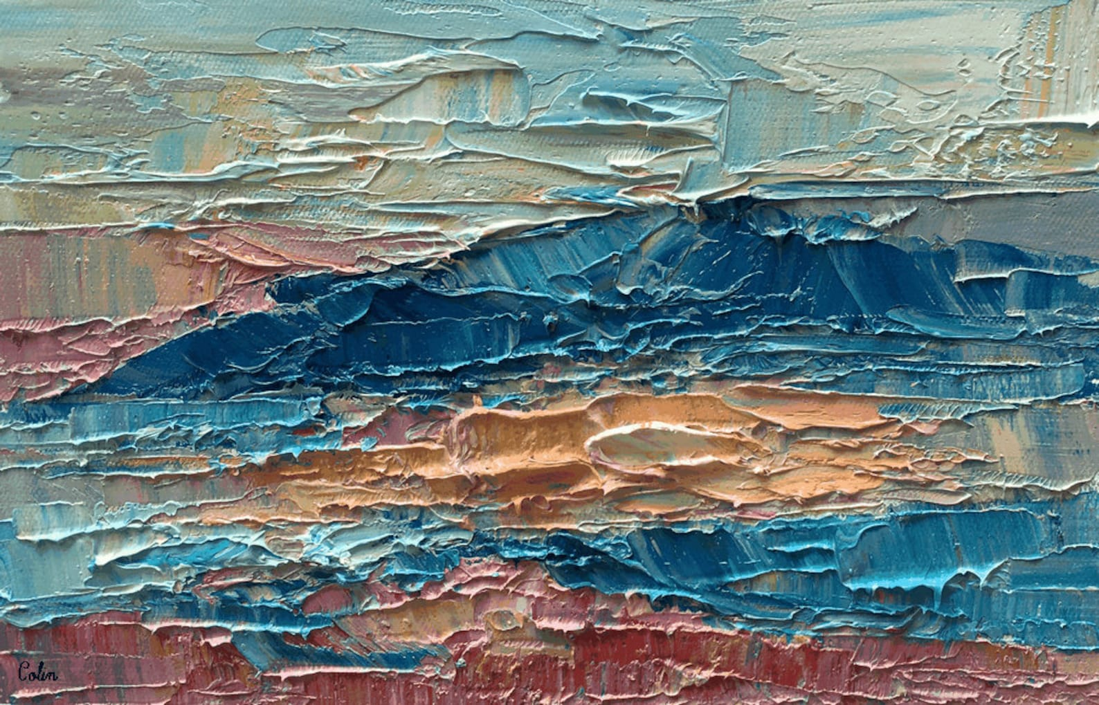 How To Texture Painting On Canvas At Dylan Belstead Blog for Nostalgia Framed Painting Warm Palette