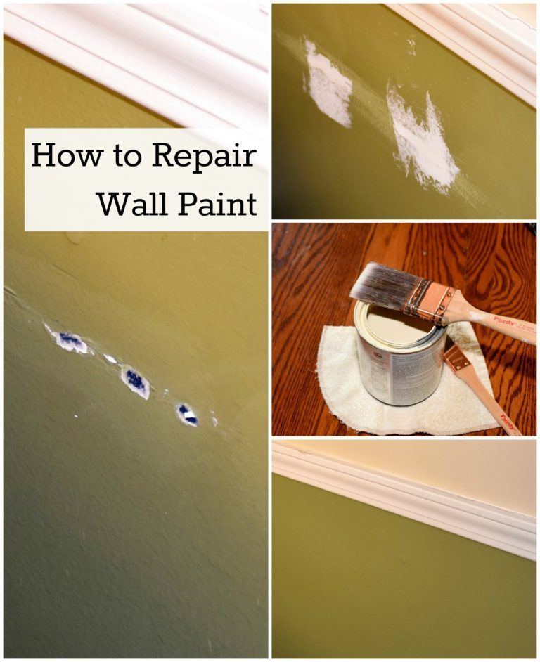 How To Touch Up Wall Paint. Repair Small Holes, Dents And Dings Without ... pertaining to Banish Gizmo Blemishes On Your Walls