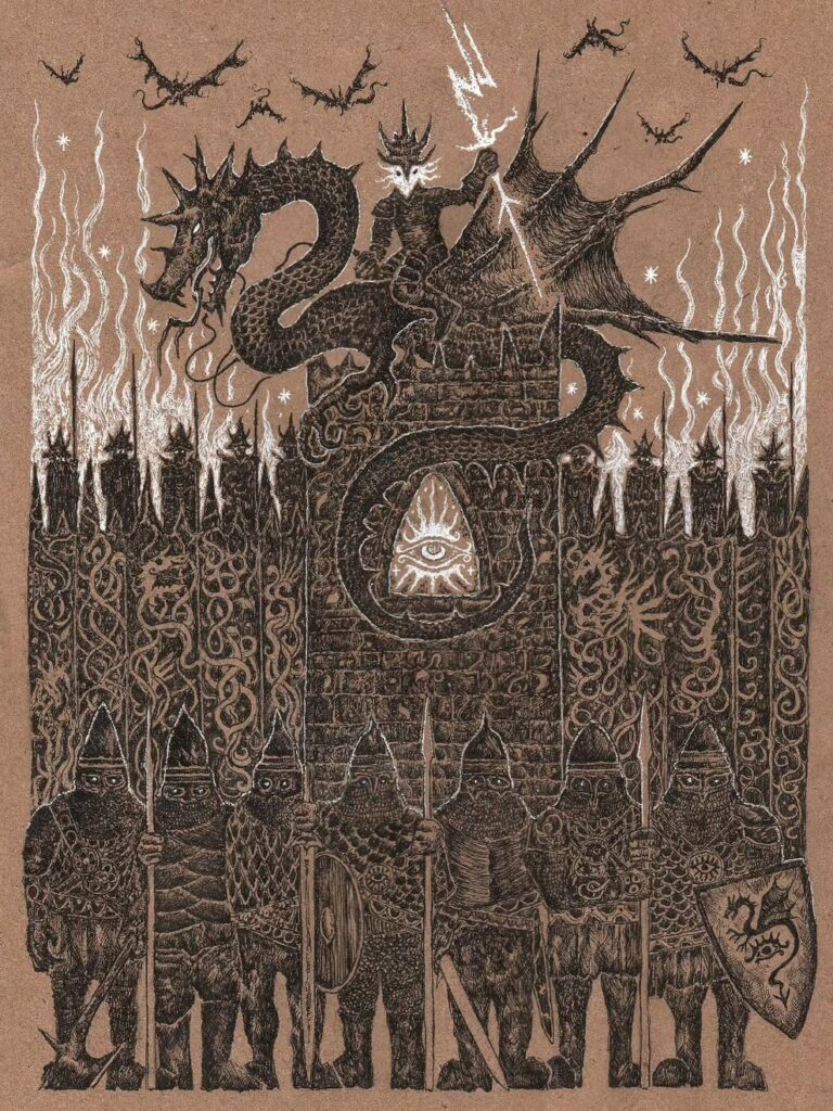 Illustrator Reimagines European Medieval And Folklore Spirits As A ... intended for How Artisans Bring Ancient Gothic Folklore to Life Through Detailed Sculpture