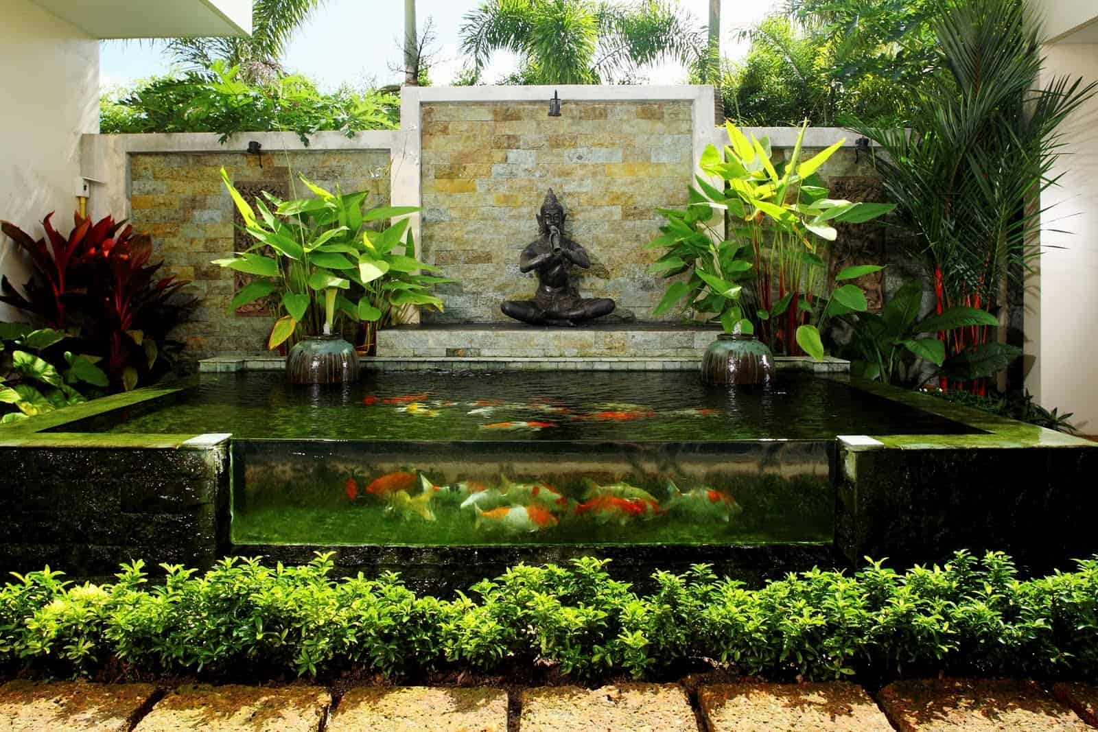 Indoor Koi Pond Design within Koi Fish Wall Décor, Wdc1025B