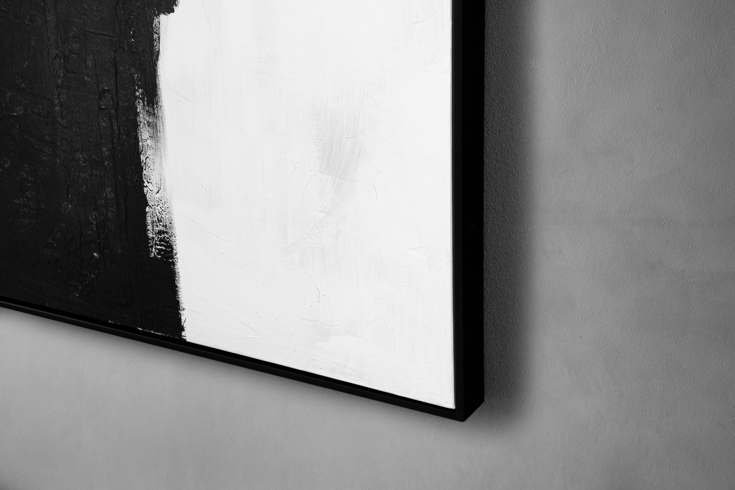 Jett - Hand Painted Canvas Art For Sale | Cielo with regard to Golden Leaves On Textured Grey Hand-Painted Canvas Art