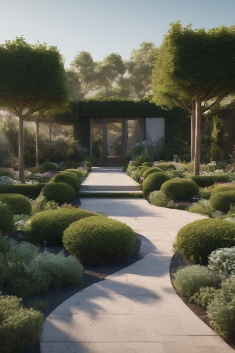 Landscape Design Aesthetic | Contemporary Garden Path Inspiration ... regarding Bringing Classical European Aesthetics Into Modern Garden and Home Spaces