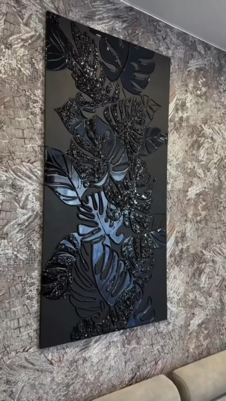 Large-Scale Resin Masterpiece! | Texture Art On Canvas Ideas, Black ... throughout Resin Bust