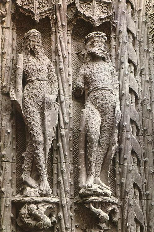 Medieval Mondays Wild Men In Medieval Folklore – Artofit intended for How Artisans Bring Ancient Gothic Folklore to Life Through Detailed Sculpture