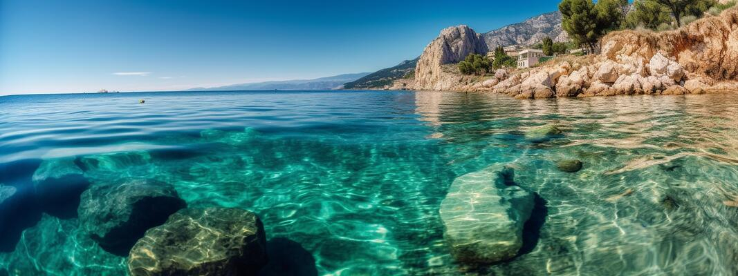 Mediterranean Beach Wallpaper in Finding Peace in Everyday Views of the Mediterranean Coastline