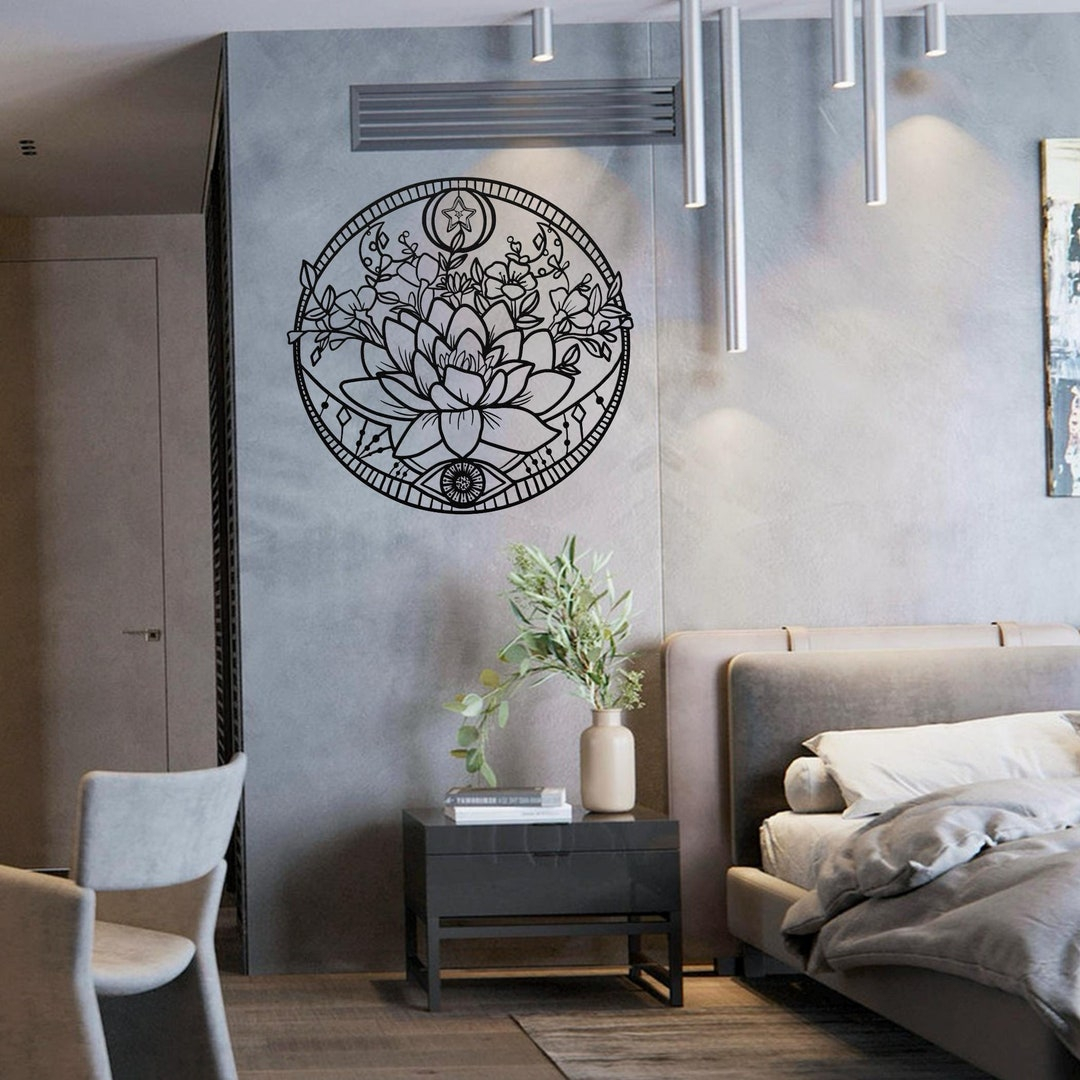 The Healing Symbolism Behind Metal Lotus Wall Art in Interior Design