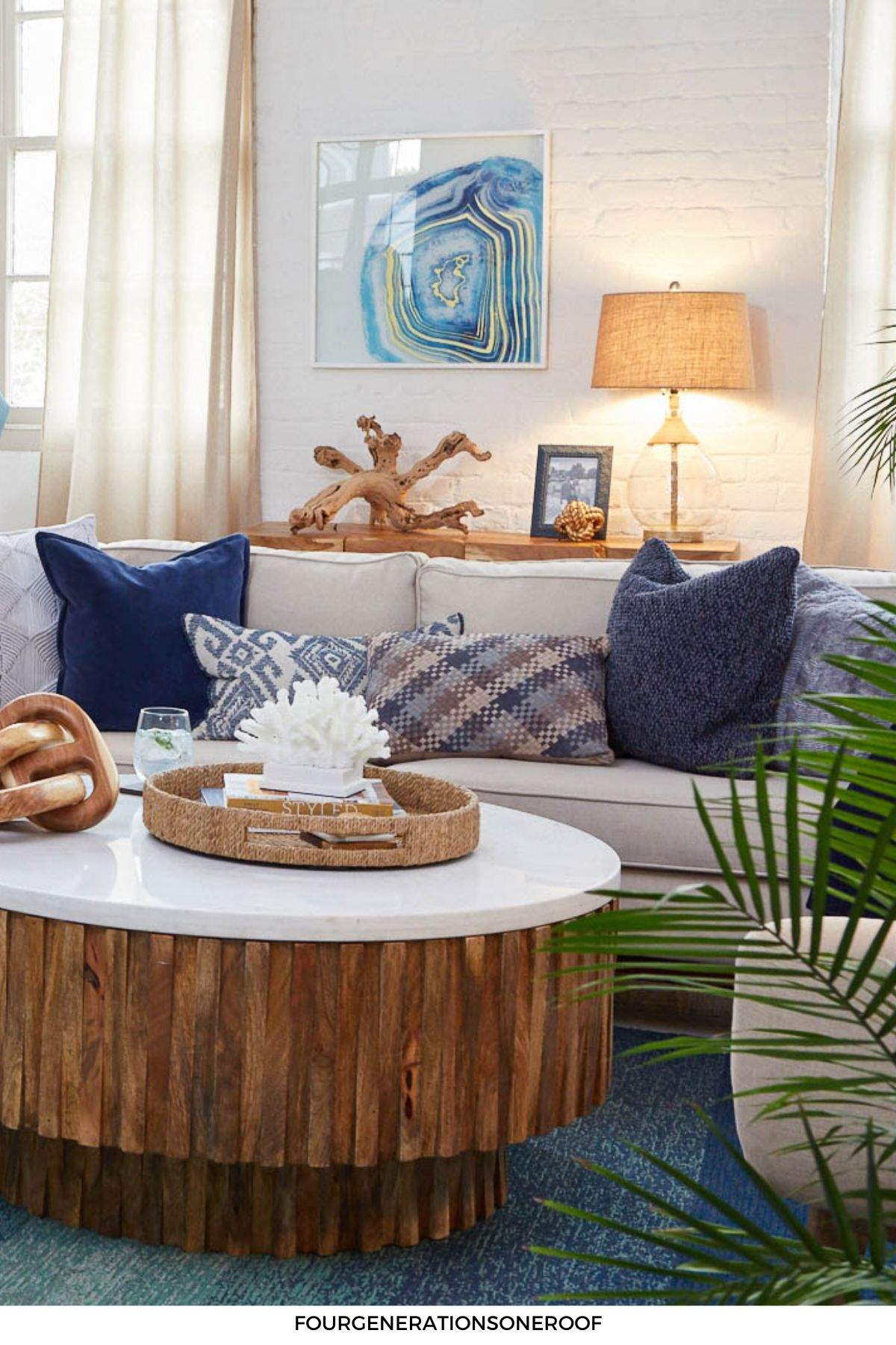 Modern Coastal Decorating Ideas Modern Coastal Bedroom Ideas For 2024 for Why the classic twelve inch wooden ship wheel remains a beloved staple in modern coastal home design
