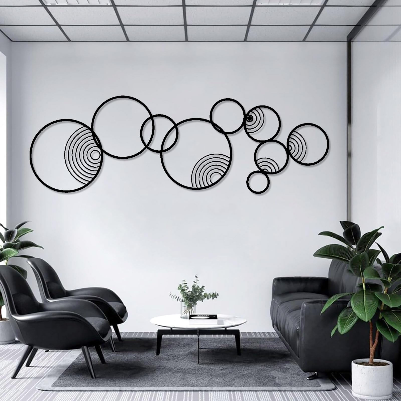 Modern Metal Wall Art Circle Eclipse Gold Metal Circular Modern Wall inside Why Round Metal Wall Decor is Transforming Modern Interior Design Spaces in 2026