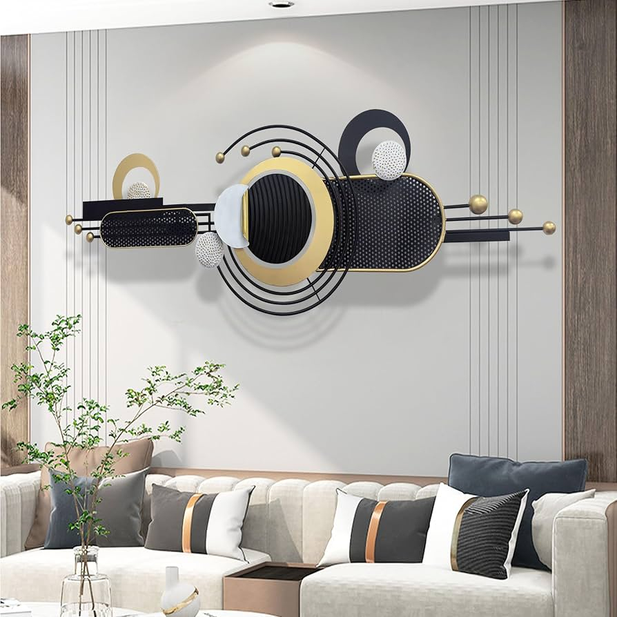 Modern Metal Wall Art Circle Eclipse Gold Metal Circular Modern Wall pertaining to Why Round Metal Wall Decor is Transforming Modern Interior Design Spaces in 2026