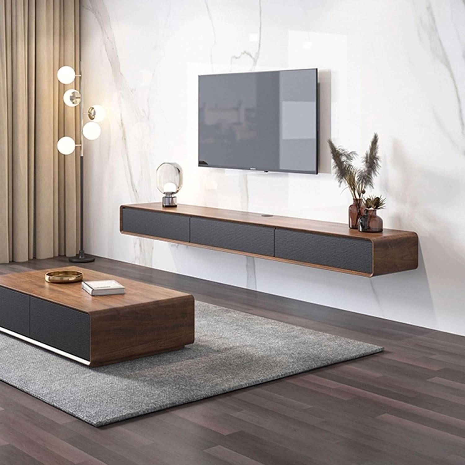 How Floating Wall Mounts Create Subtle Depth in Contemporary Circular Coastal Decor