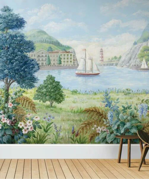 Creative Ways to Bring the Great Outdoors Inside with Scenic Murals