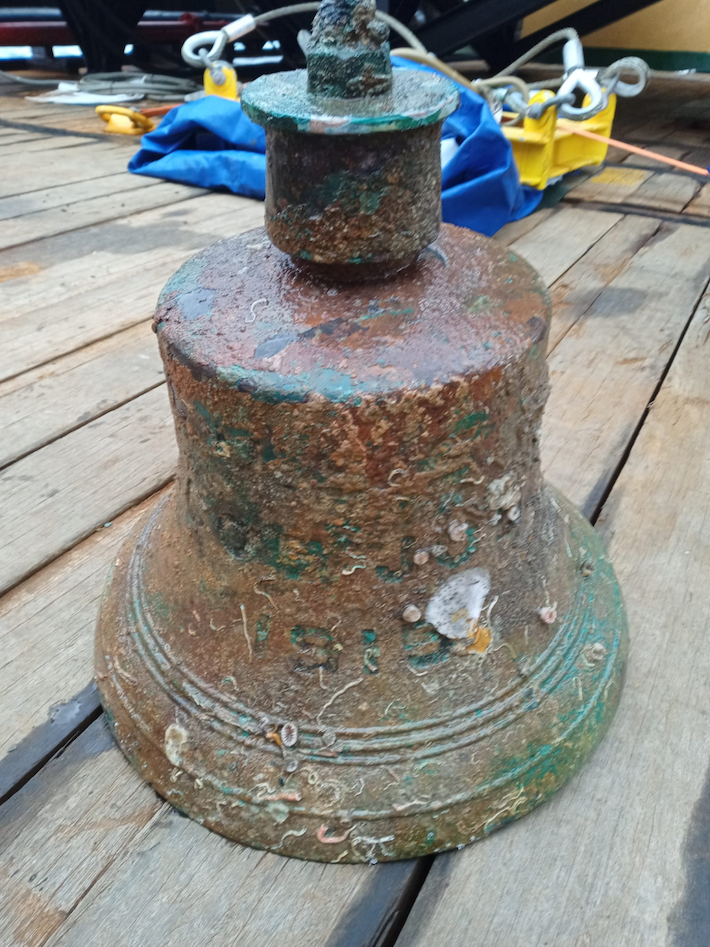 News - Ship’s Bell Recovered From Torpedoed Wwi Destroyer - Archaeology ... throughout Exploring the Craftsmanship Behind Every Handcrafted Marine Bell