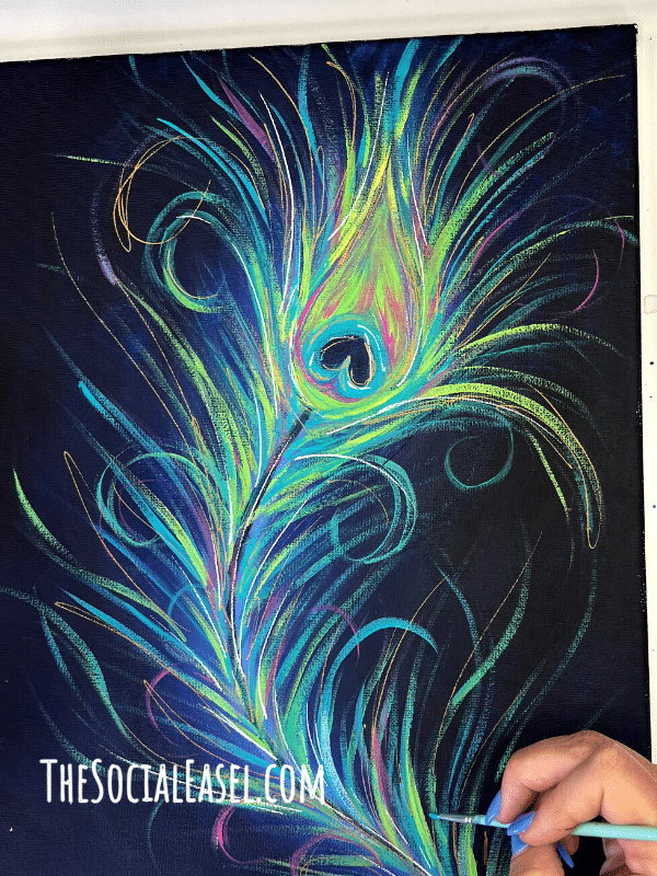 Paint A Peacock Feather inside How Contemporary Painters Are Overcoming the Hardest Parts of Peacock Alley Technique