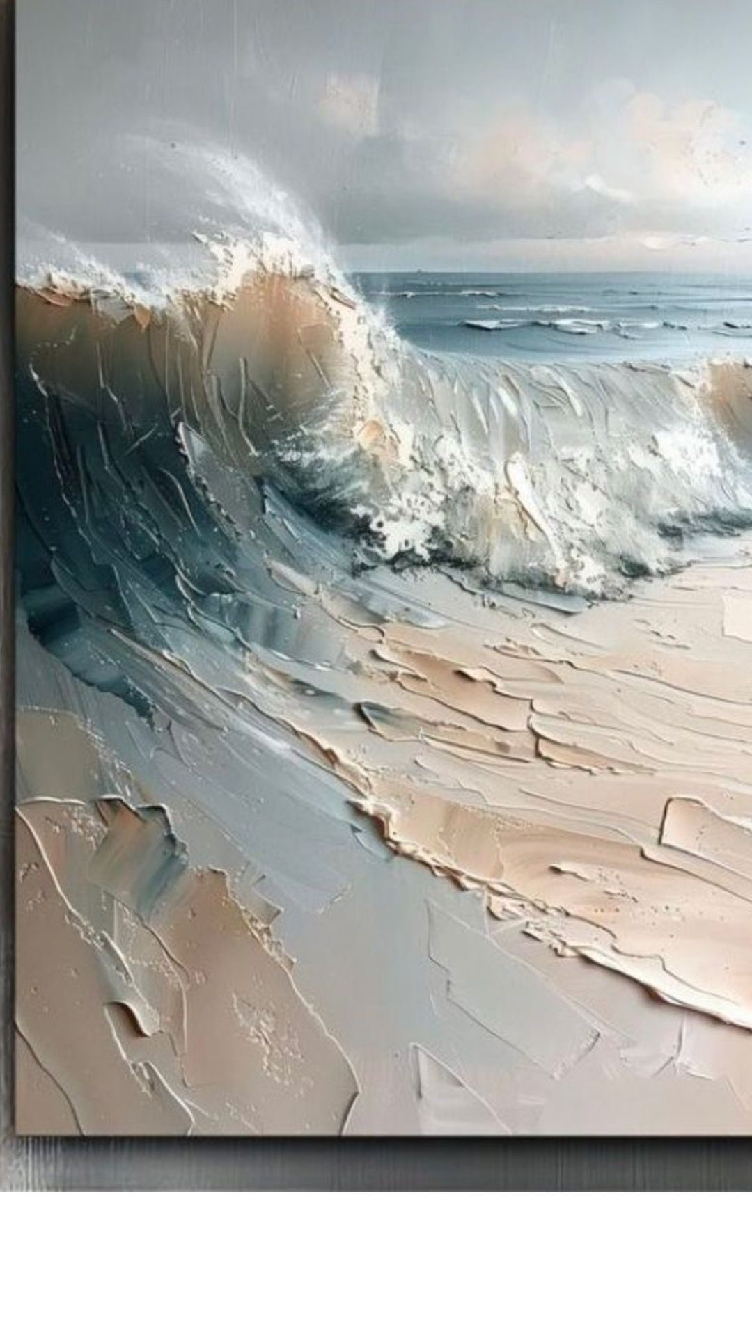 Exploring the Unique Texture and Depth of Contemporary Oil Paintings by the Sea