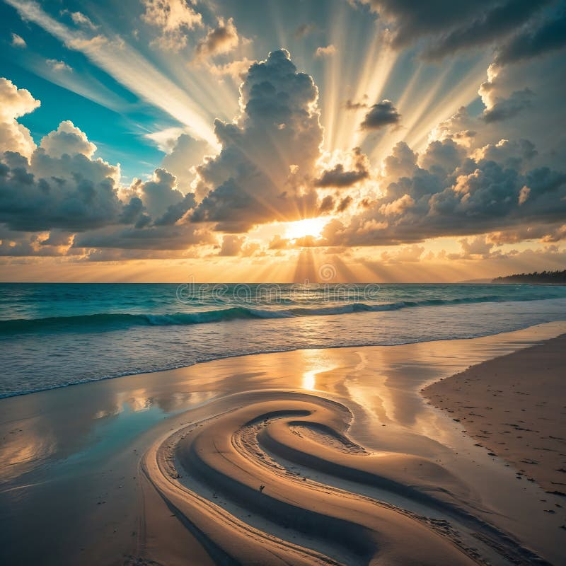 The delicate artistic balance of capturing a sweeping beach horizon within an eleven-inch circular frame