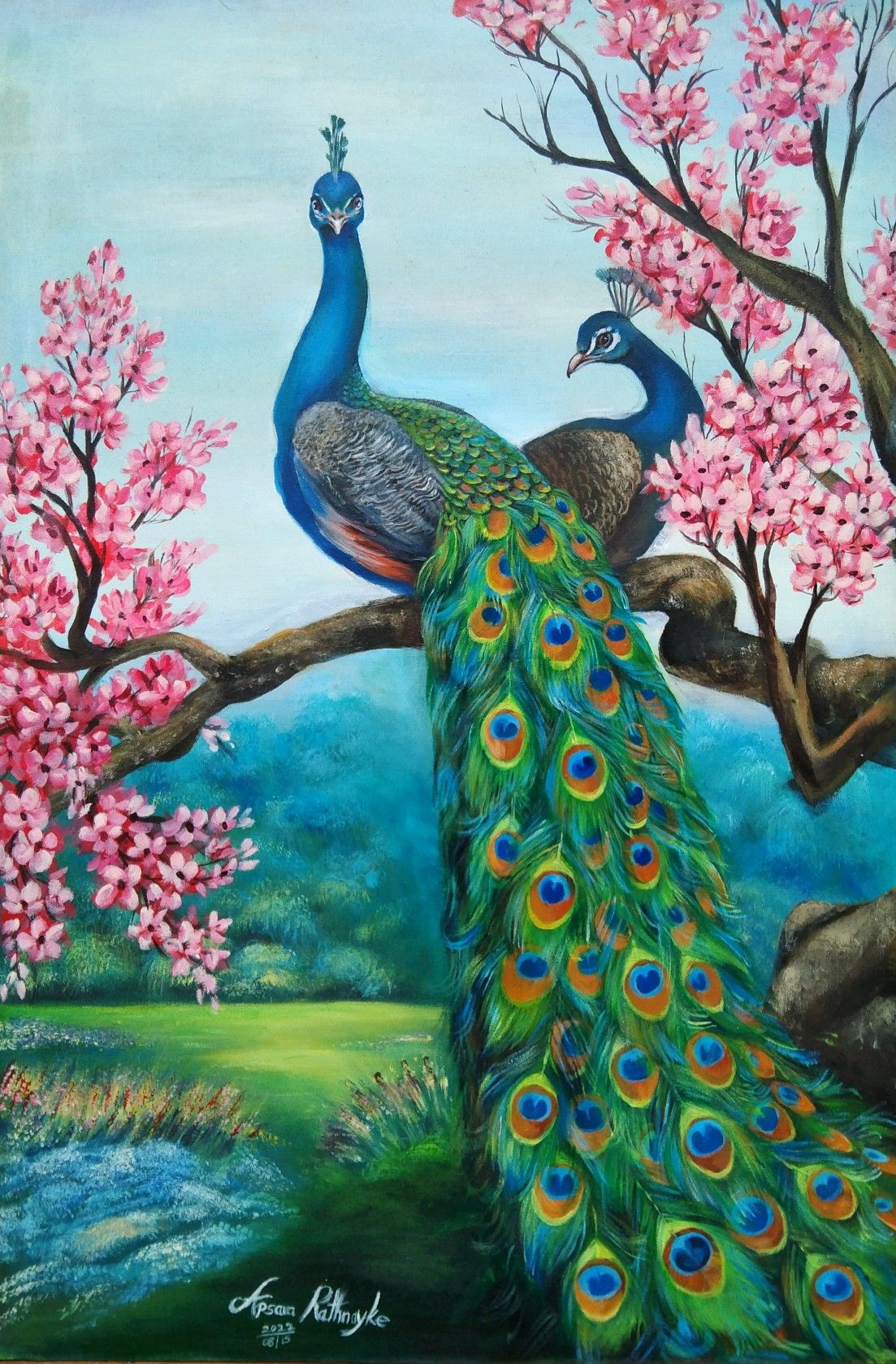 Peacock Acrylic Painting Acrylic Painting – Artofit in How Contemporary Painters Are Overcoming the Hardest Parts of Peacock Alley Technique