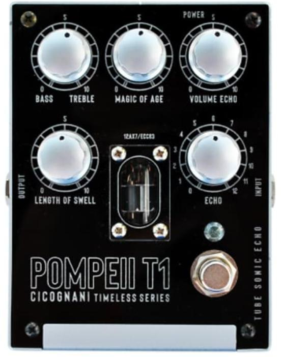 Pédale Reverb / Delay / Echo Cicognani Engineering Timeless Pompeii T1 ... with regard to 7" Chrome Ship's Bell