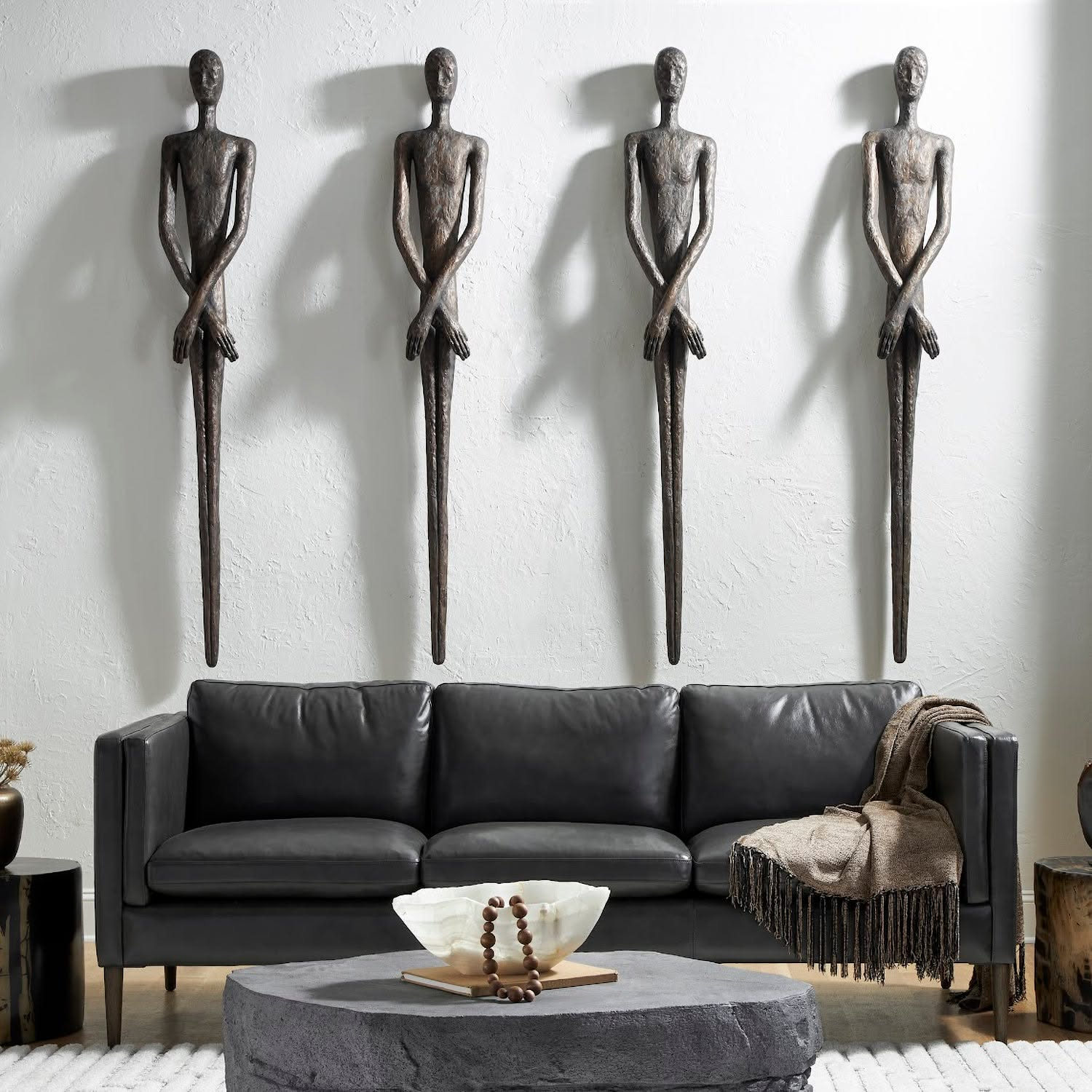Phillips Collection Lloyd Wall Sculpture | Wall Sculptures ... regarding Bringing Depth and Movement into Your Home Through Contemporary Brown and Orange Wall Sculptures