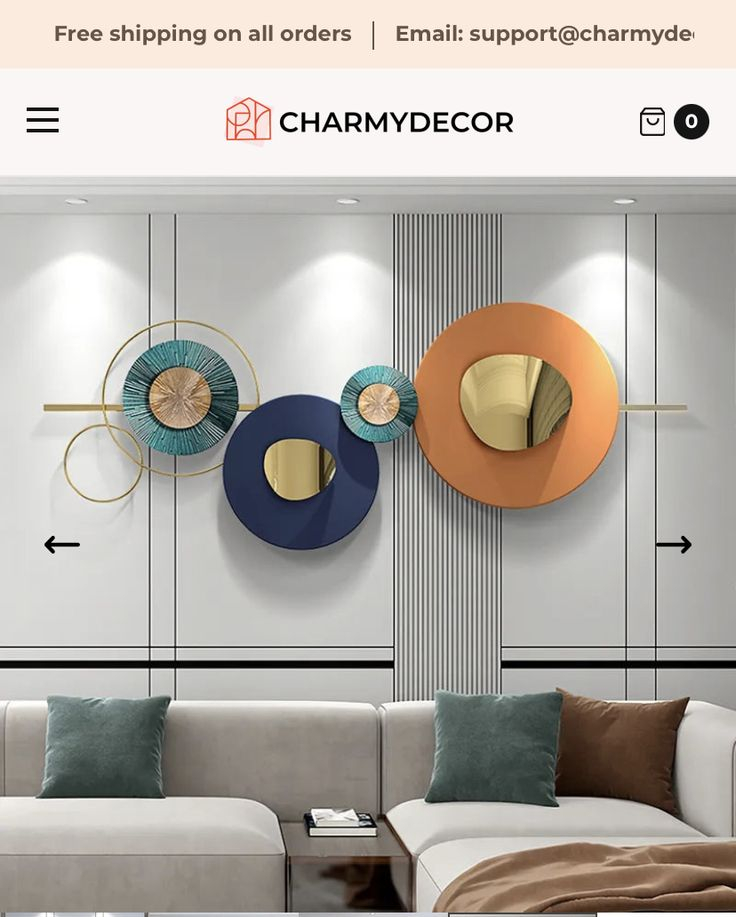 Pin By Thao On Interior Design | Wall Design, Modern Metal Wall Art ... within Why Round Metal Wall Decor is Transforming Modern Interior Design Spaces in 2026