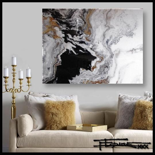 Resin Coated Limited Edition Giclee On Canvas - Tributary - 48 X 36 X 1 ... in What Collectors Look for in ELOISExxx Certified Giclee Works