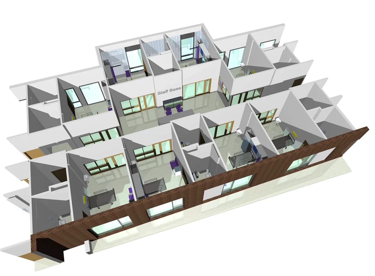 Rethinking Upper Level Layouts Through Bold Hues and Clever Hidden Storage