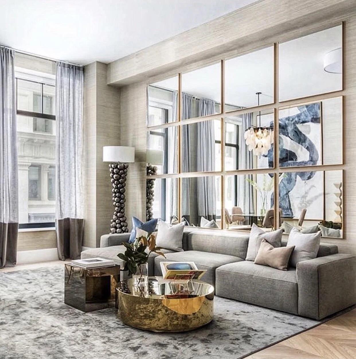 How to Use Mirror Walls to Double Your Space and Light