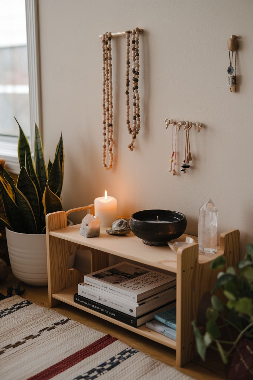 Rose Pixel // How To Create A Sacred Meditation Corner At Home for Designing Sacred Corners Within Your Home Using Inspired Visual Art