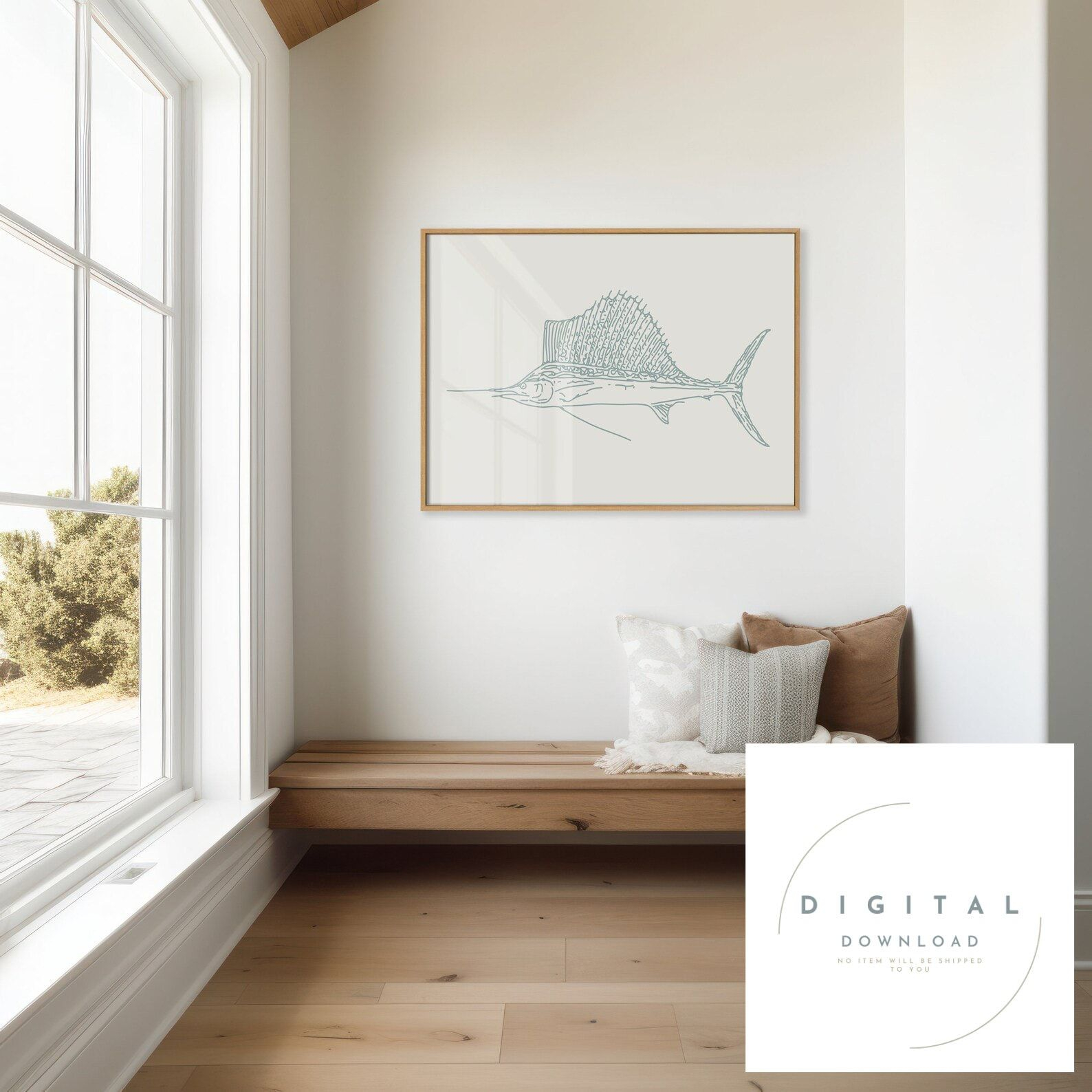 Why Coastal Homeowners Are Turning to Silver Leaf Sailfish Art for Modern Living Rooms