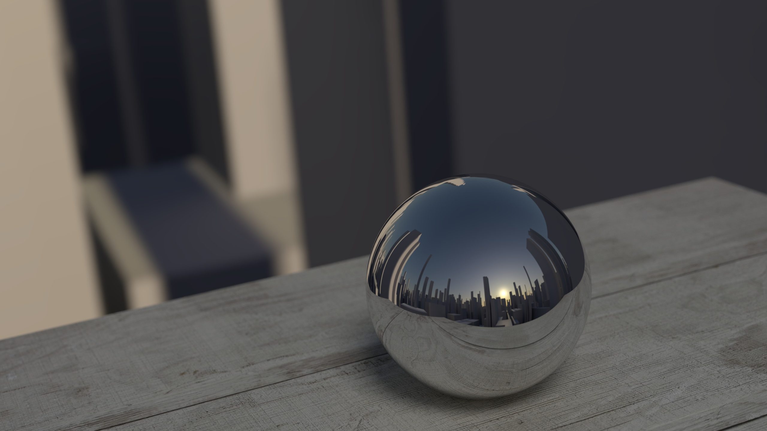 Reflecting Light and Nature Indoors with Vibrant Glossy Metal Decor