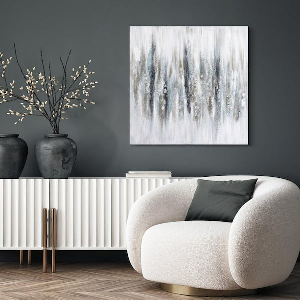 Silver Leaf Wall Art intended for How to Layer Textures and Metallic Tones with Round Silver and Black Wall Art