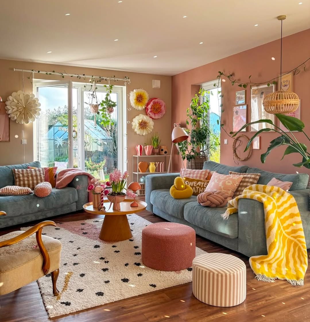 Designing Cozy and Vibrant Rooms with Subtle Floral Accents