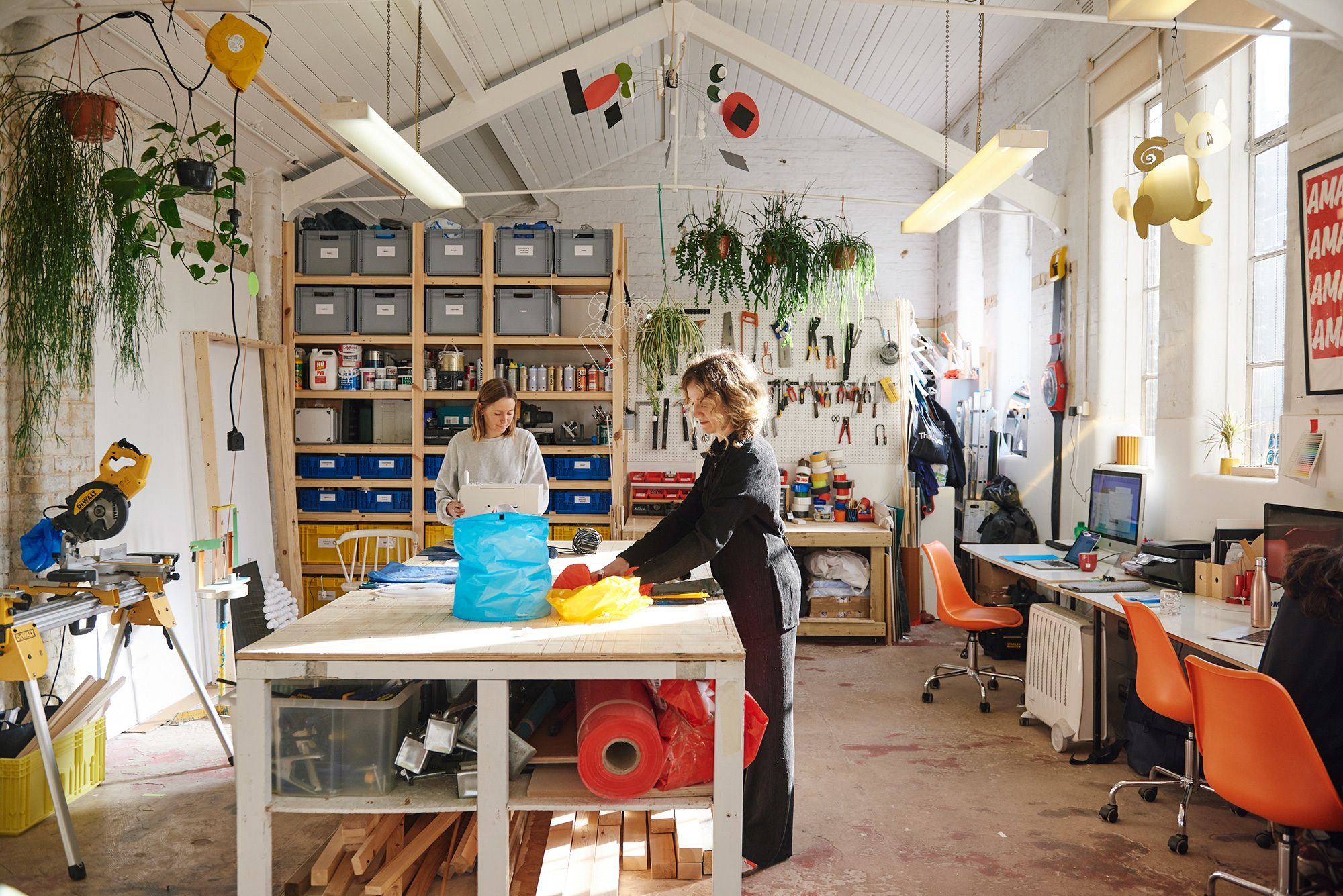 Studio Visit: The Creative Space Of Design Duo Isabel - Wrap | Creative ... pertaining to What we can learn about workspace reinvention from Ronnie Woods studio renovation