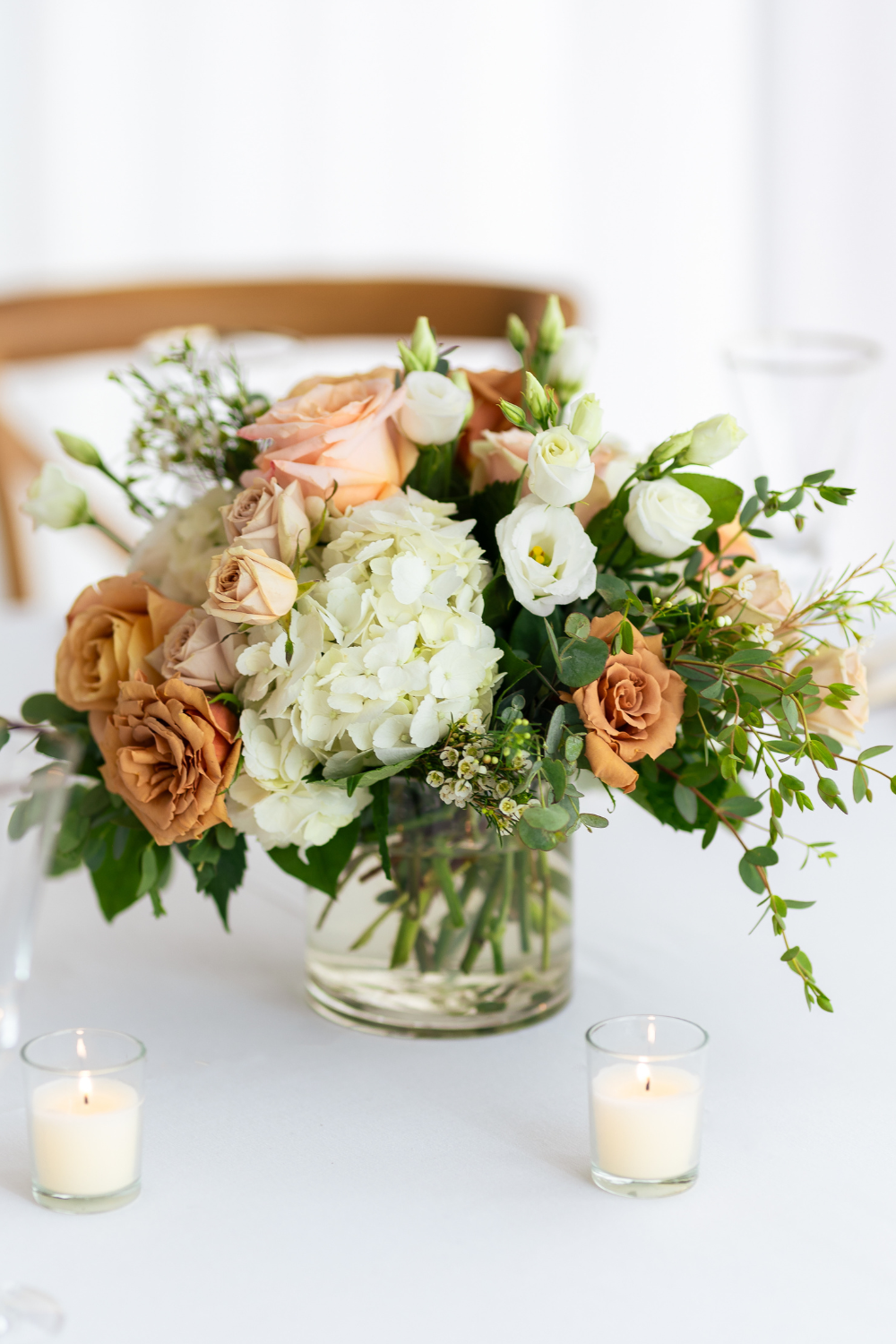 Subtle Warm Floral Hues | Wedding Floral Centerpieces, Wedding Flower ... throughout Colorful Watercolor Roses On White, Floral Disc Metal Artwork, 11"