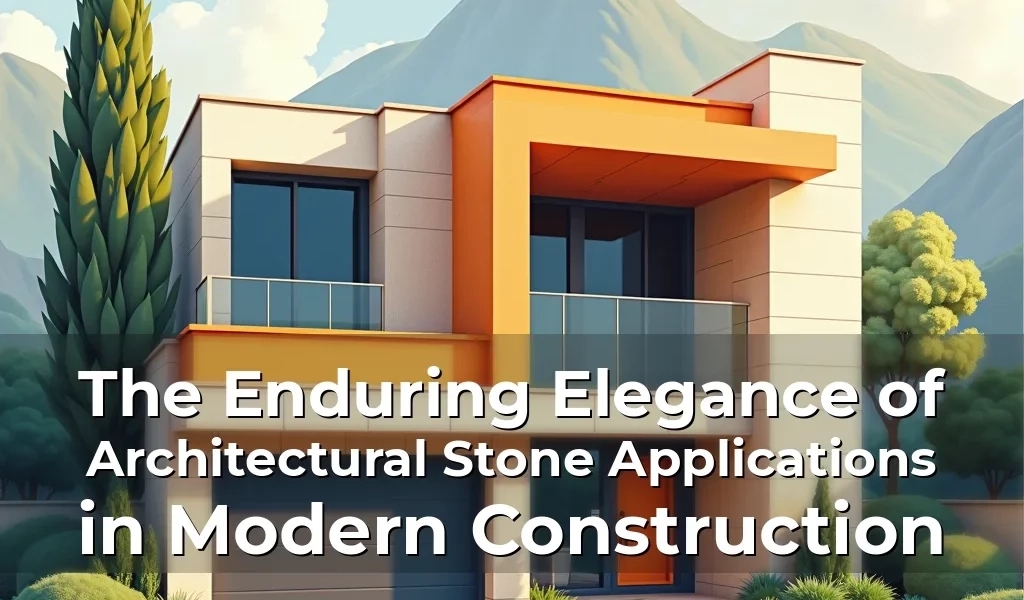 The Enduring Elegance Of Architectural Stone Applications In Modern ... within Balancing Weight and Elegance by Using Fiber Stone for Intricate Architectural Millwork