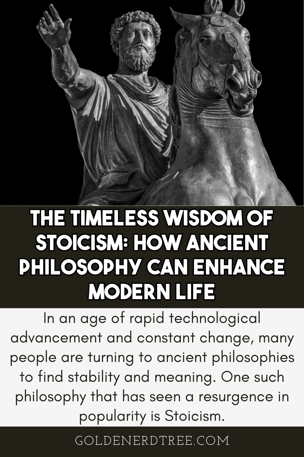 The Timeless Wisdom Of Stoicism: How Ancient Philosophy Can Enhance ... with Black Bamboo Scroll