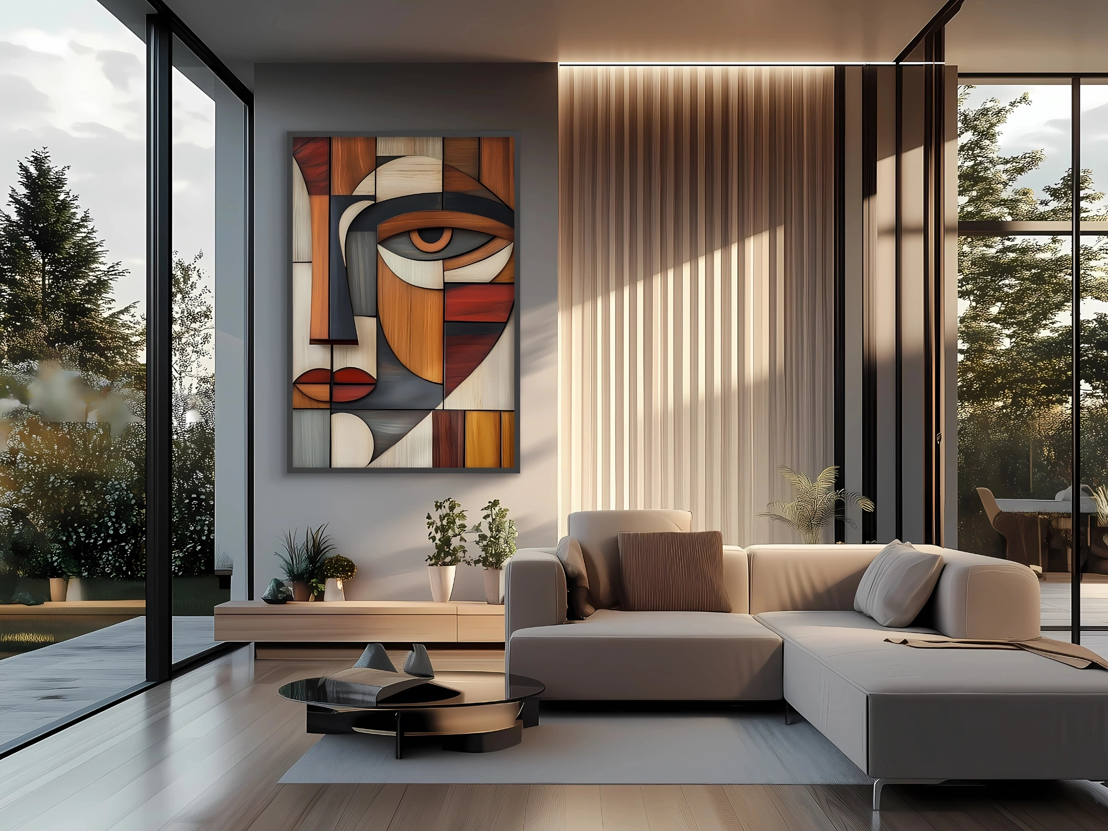 Transform Your Living Room With Statement Wall Art & Natural Textures with Transforming Your Living Space Into a Living Biography With Art and Literature