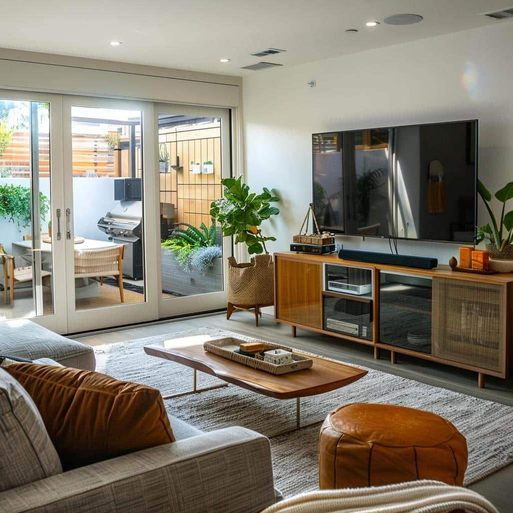 Transform Your Small Living Room With These Tv Placement Ideas ... throughout Transforming living rooms with ultra slim wall mounted screens
