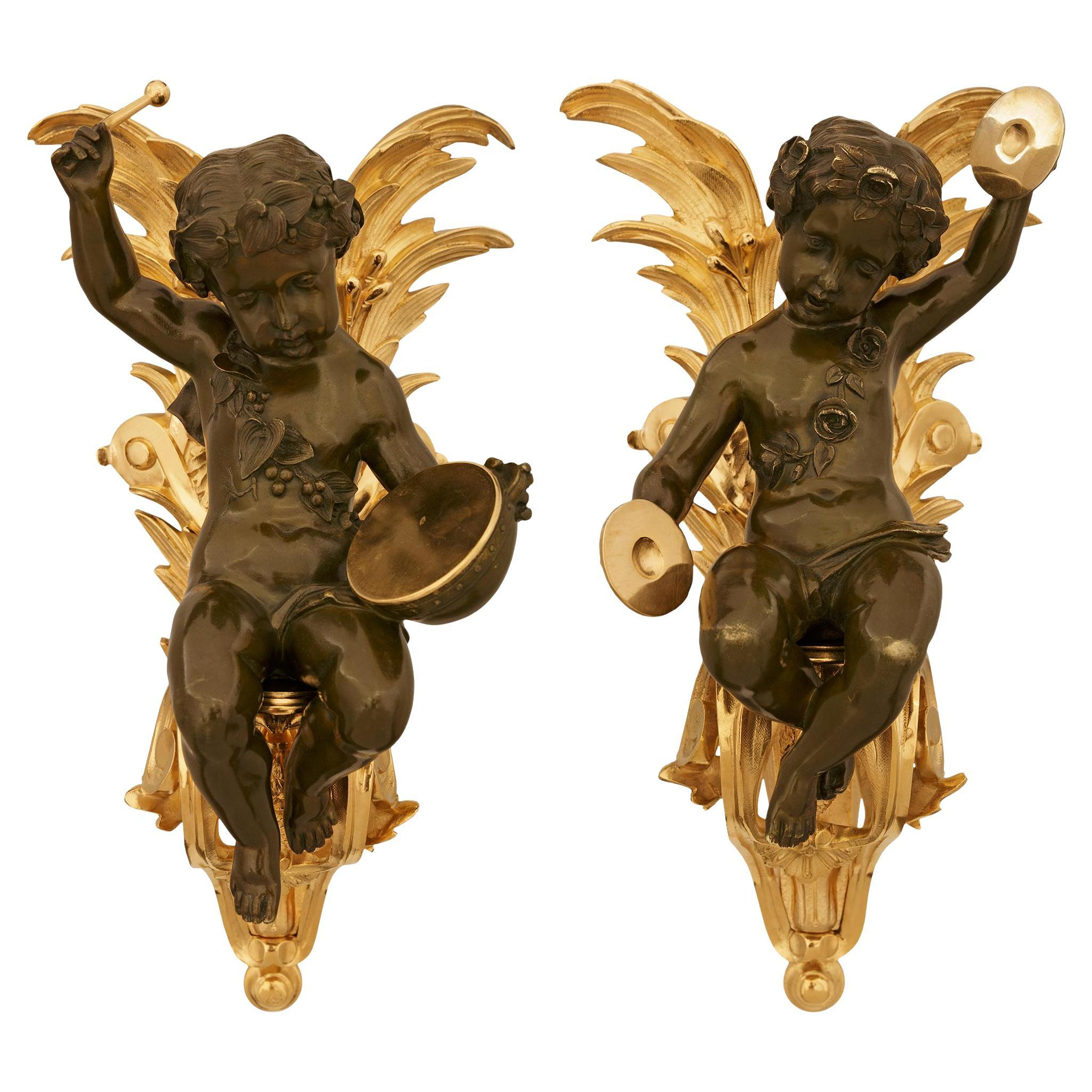 True Pair Of French 19Th Century Louis Xvi Bronze And Ormolu Cherub ... with regard to Preserving History Through Labelle Demoiselle Cherub Plq Masterpieces