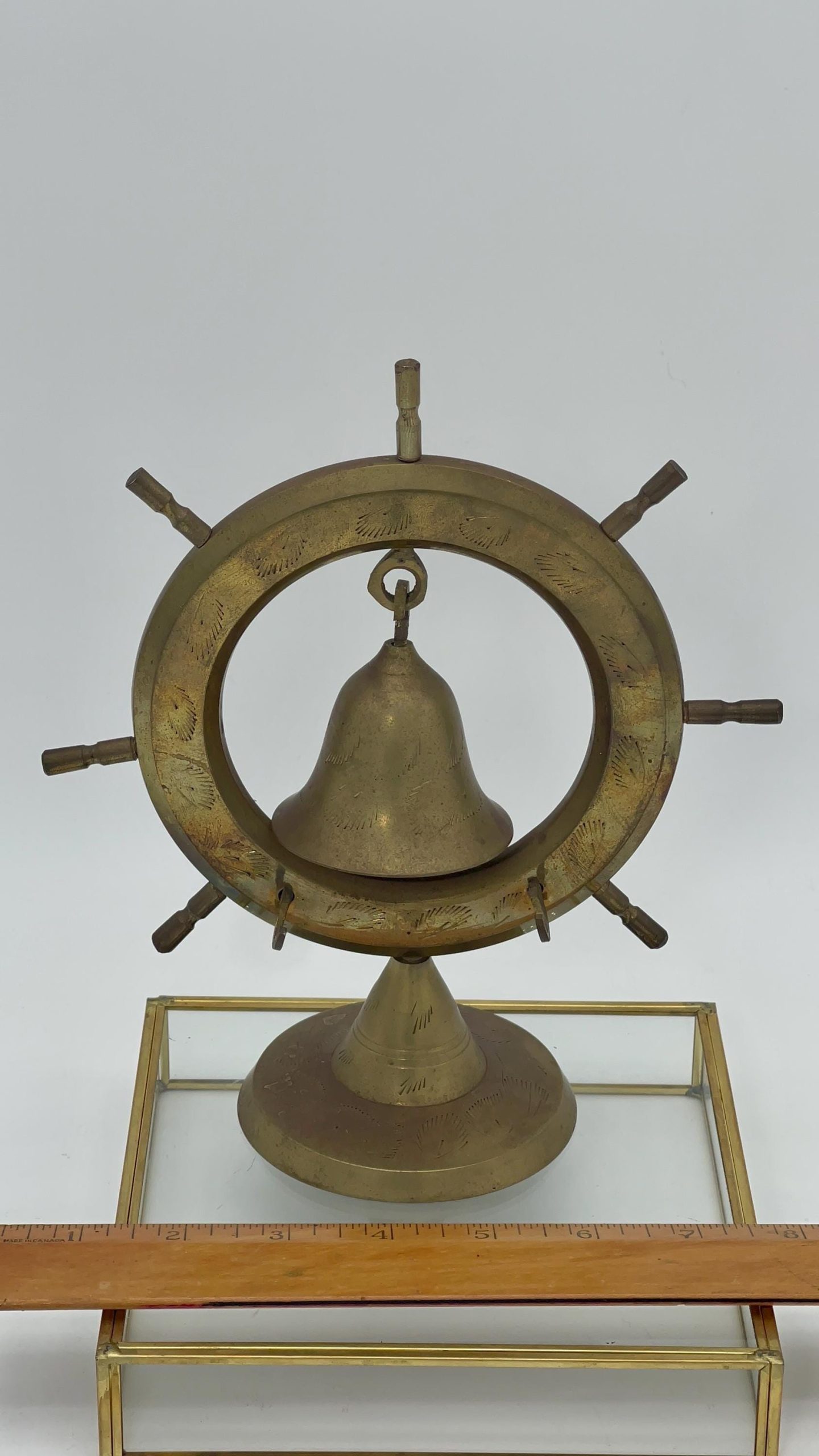 Why the 6 Inch Antique Copper Ship Wheel Bell Captivates Maritime History Lovers