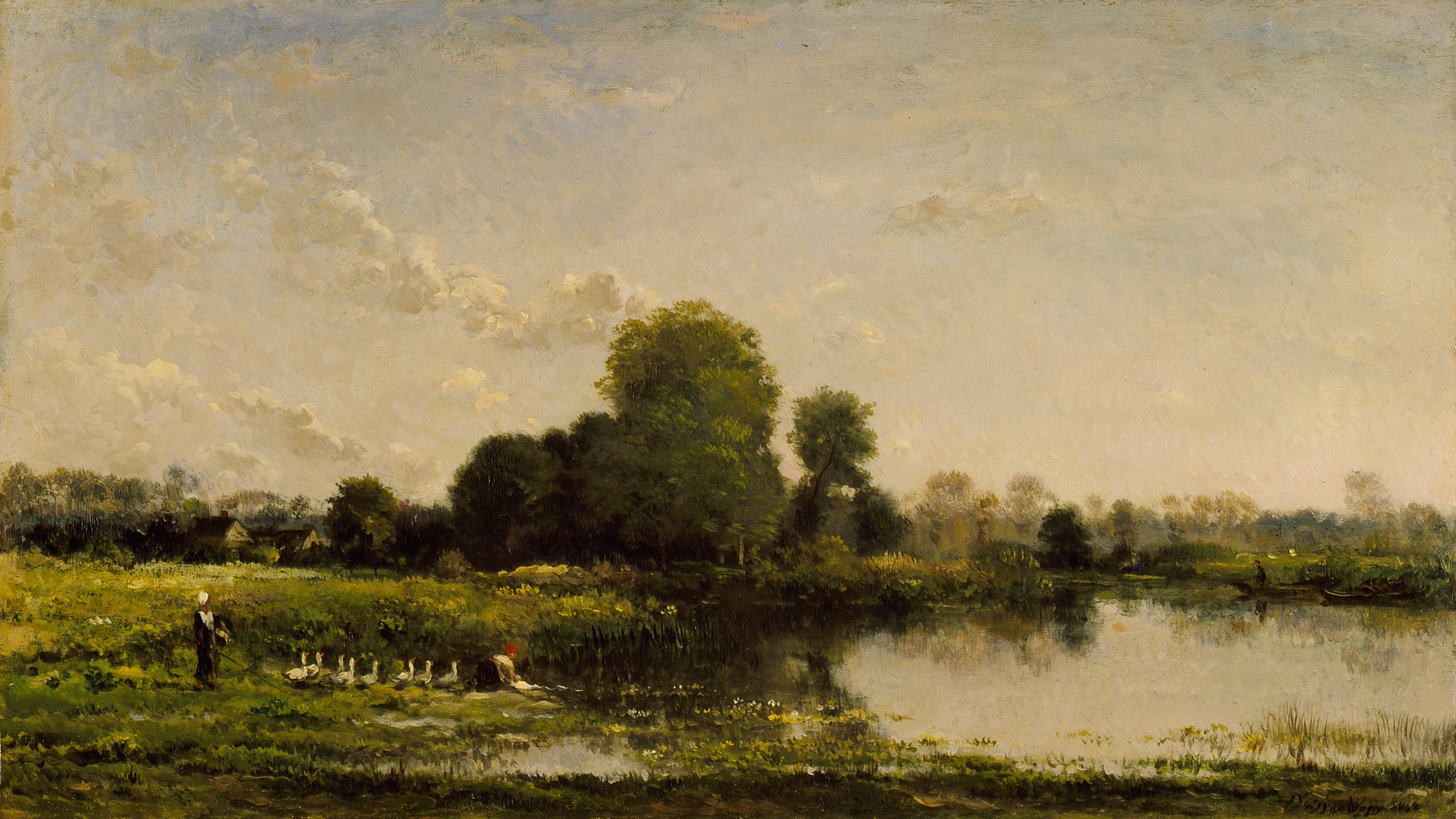Vintage Landscape Paintings within Campbell Landscape Original Oil Painting On Canvas Country Mountain Lake