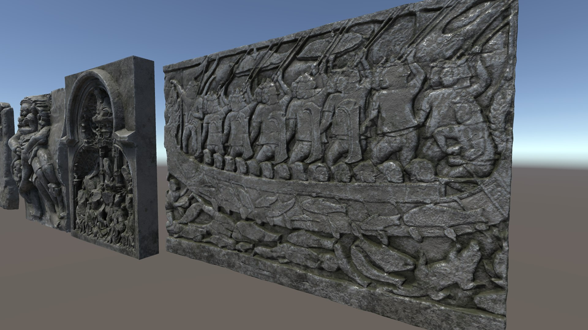 Wall Reliefs 3D Model - Turbosquid 1979487 throughout The Hidden Geometry And Botanical Motifs That Define Historic Wall Reliefs