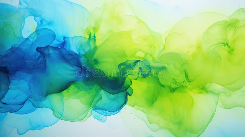 Watercolor Lime Green And Blue Background Stock Illustration ... with Refreshing' 72X36 Inches Large Modern Abstract Painting Lime Green Blue