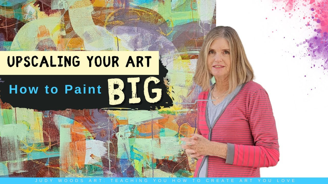 When And How To Create Large Paintings - Youtube throughout Original Fine Art Painting