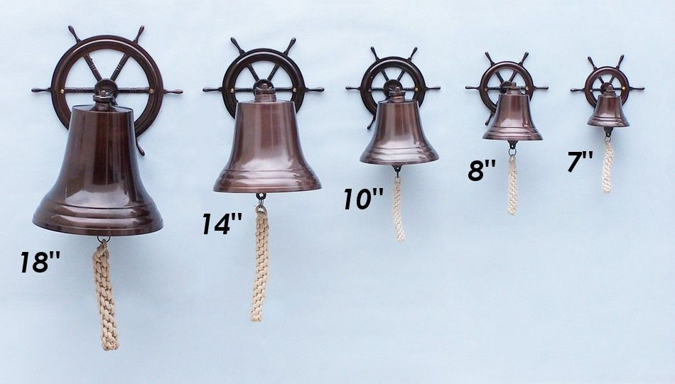 Wholesale Antique Copper Hanging Ship Wheel Bell 8In - Nautical Decor regarding Why the 6 Inch Antique Copper Ship Wheel Bell Captivates Maritime History Lovers