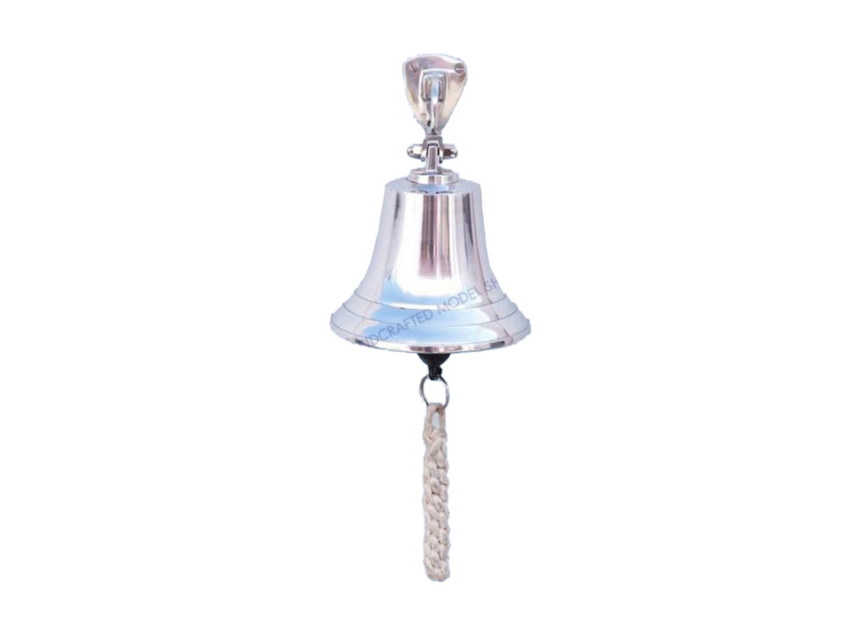 Wholesale Chrome Hanging Ship's Bell 6In - Nautical Decor with regard to The Timeless Echo of a Traditional 7 Inch Chrome Ships Bell On Modern Vessels