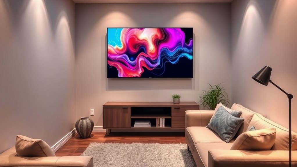 Why Choose Wall-Mounted Screens For Small Rooms? with regard to See How Tvs Are Passing The Designer Test - (Tv Di Dinding)