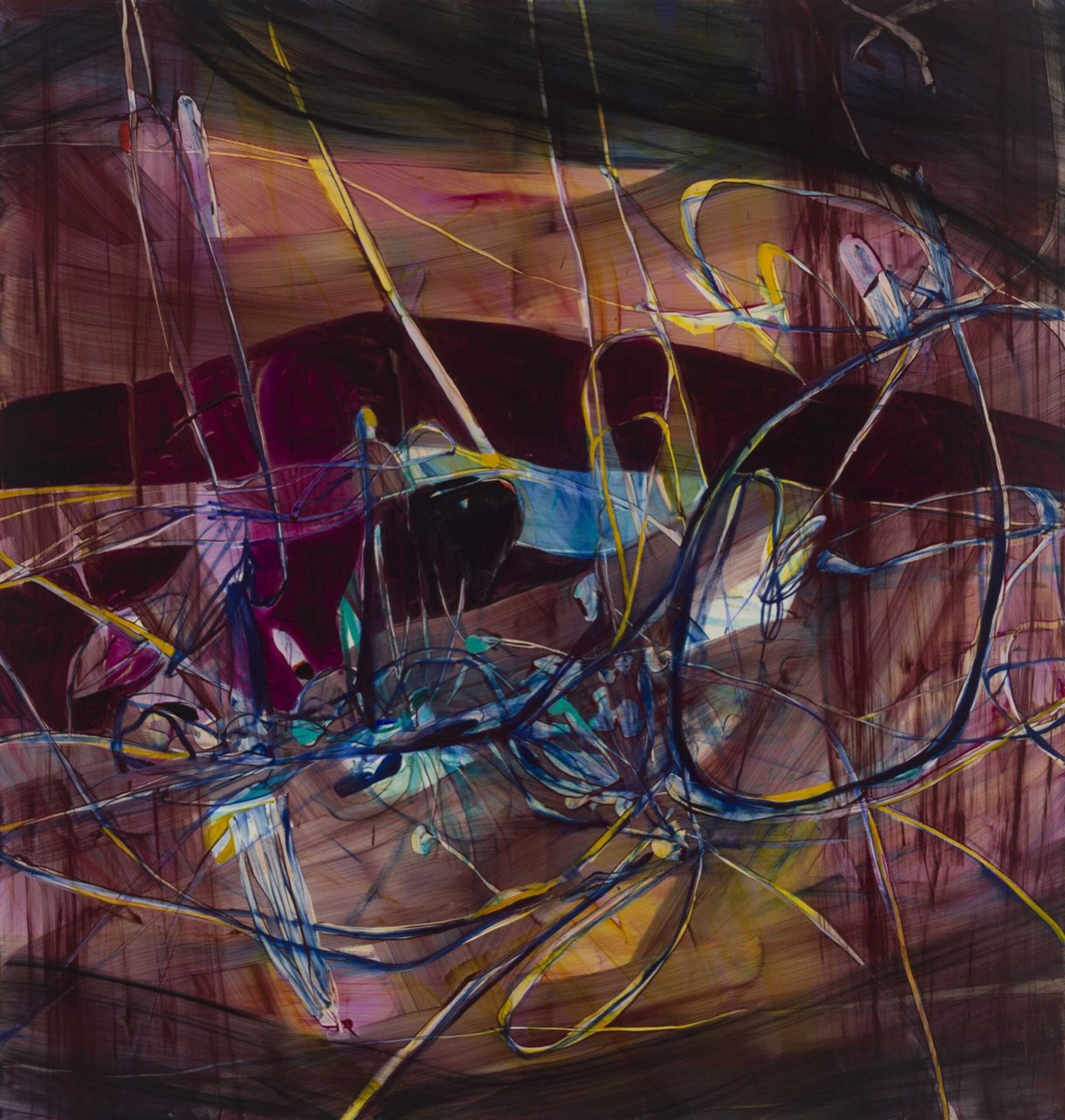 11 Emerging Artists Redefining Abstract Painting | Artsy in How Emerging Abstract Painters Are Redefining Textured Canvas Art Today